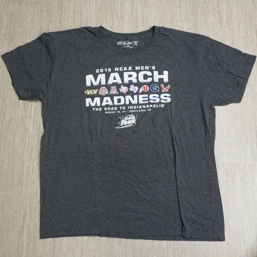 The Victory 2015 NCAA March Madness Shirt Men XL Final Four Indianapolis Gray